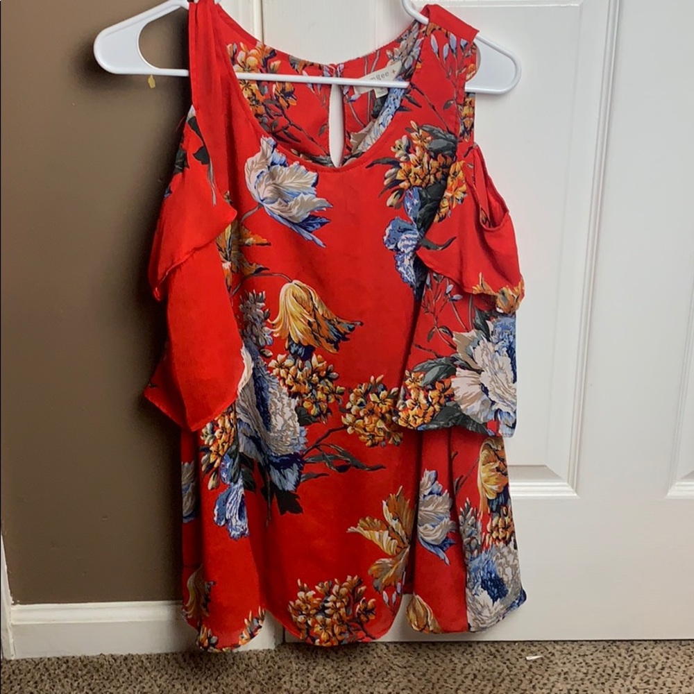 Umgee Cold Shoulder boutique top